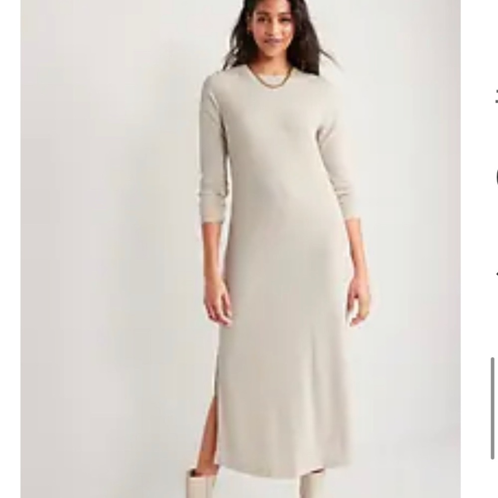 Rib-knit maxi dress BRAND NEW
